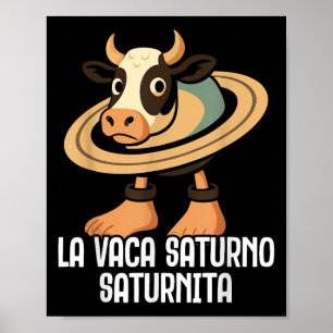 La Vaca Saturno Saturnita Italy Brainrot Funny M Poster