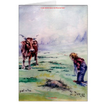 La vaca y el niño