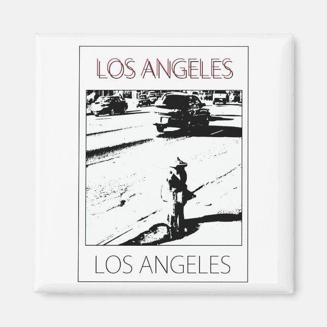 LA vatten-pump Magnet (Framsidan)