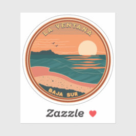 La Ventana Baja California Mexico RV Travel Klistermärken