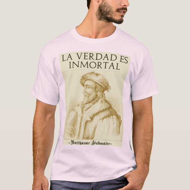 La Verdad Es Inmortal(Gold) T Shirt (Framsida)
