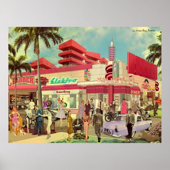 La Verne Bay Avenue Poster (Framsidan)