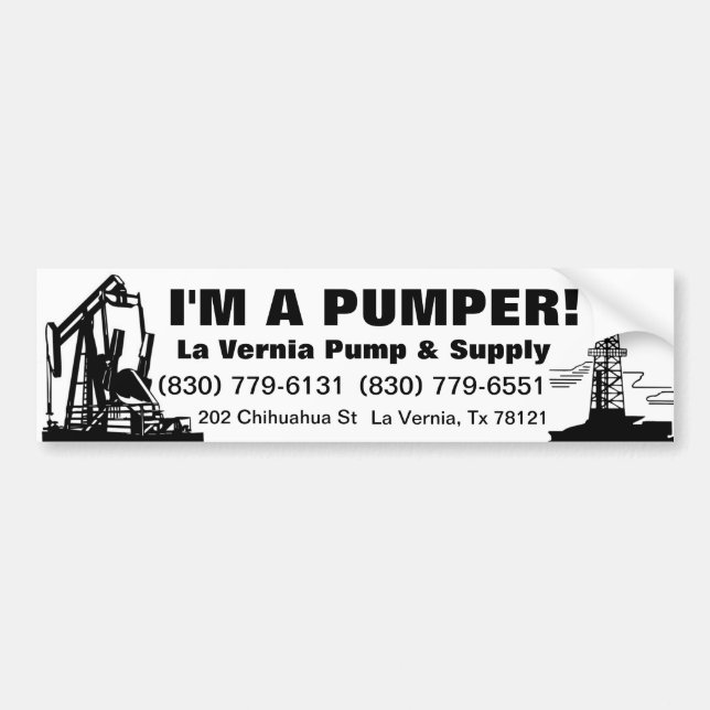 La Vernia Pump Bildekal (Framsidan)