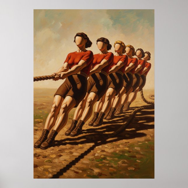 LA VICTOIRE À L'ARRACHÉ (Krig-brottets tug) Poster (Framsidan)