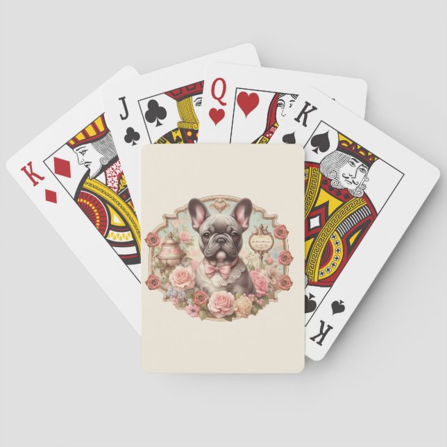 La Vie en Frenchie hund Casinokort (Baksidan)