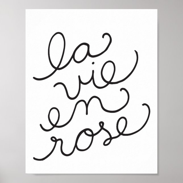 La Vie En Ro - Poster (Framsidan)