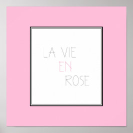 La Vie en Ro - Rosa Poster