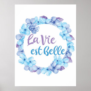 La Vie Est Belle Fransk Poster