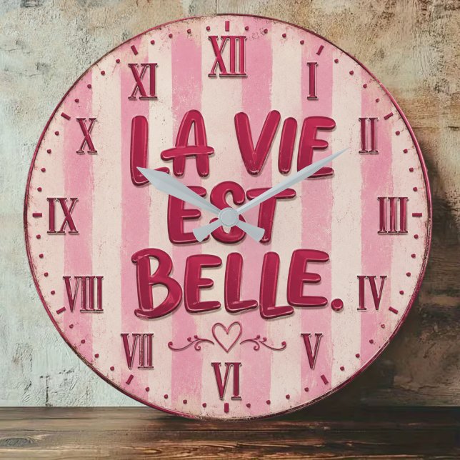 La Vie Est Belle French  Stor Klocka (Skapare uppladdad)