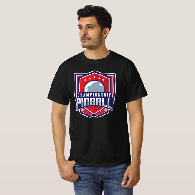 La Vie est un flipper, un Pinball T Shirt (Hel framsida)