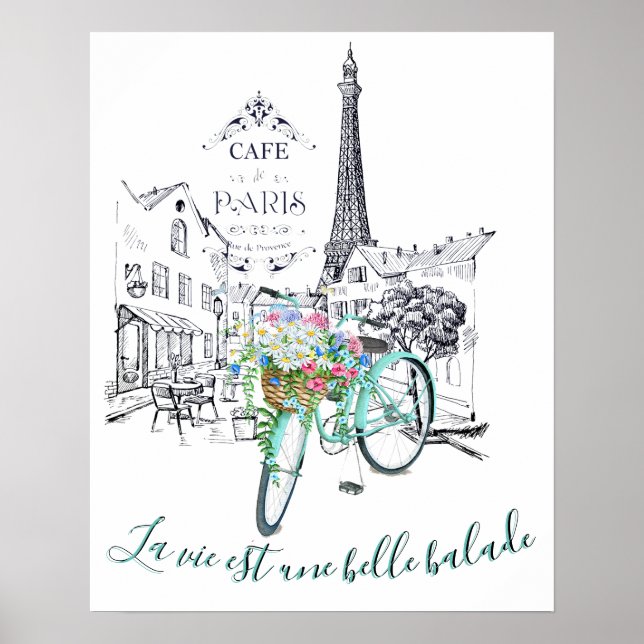 La vie est une bellade balade poster (Framsidan)