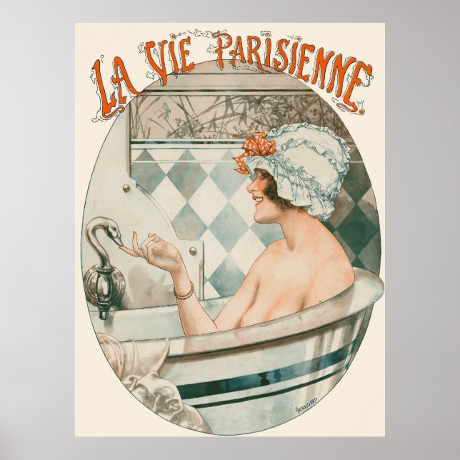 La vie parisienne - A Paris-les-Bains Poster (Framsidan)