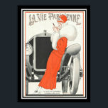 La Vie Parisienne Art Deco Poster 12 x 16<br><div class="desc">Snygg Art Deco-överdrag från La Vie Parisienne.</div>