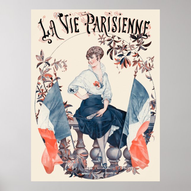 La Vie Parisienne - Drapeaux Poster (Framsidan)