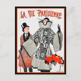 La Vie Parisienne - Fransk Mode Vykort