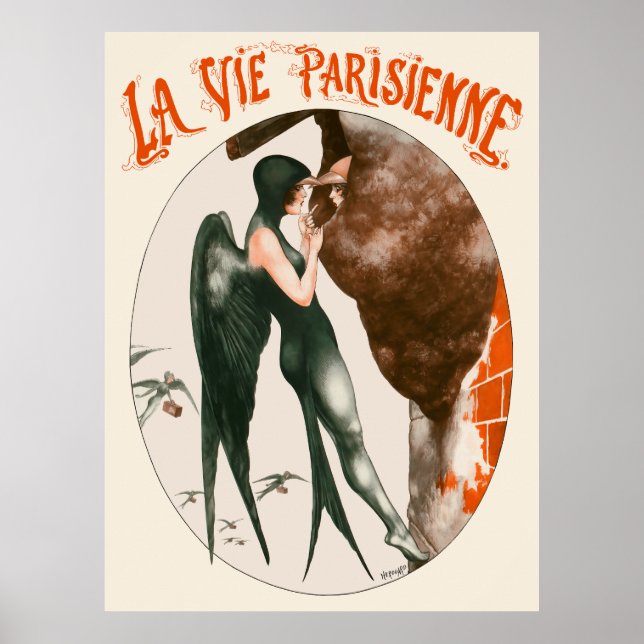 La Vie Parisienne - La crise des logements Poster (Framsidan)