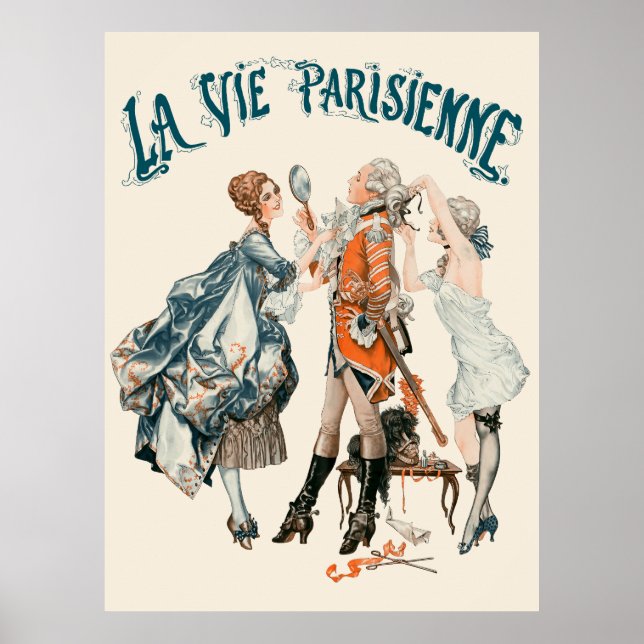 La Vie Parisienne - La guerre en dentelles d'autre Poster (Framsidan)