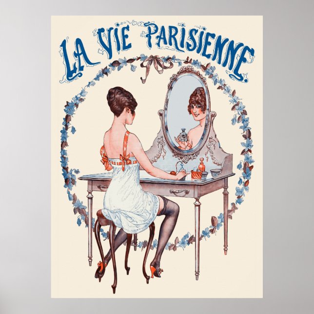 La Vie Parisienne - Le calendrier de la Floréine Poster (Framsidan)