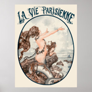 La Vie Parisienne - Le chant des sirènes Poster