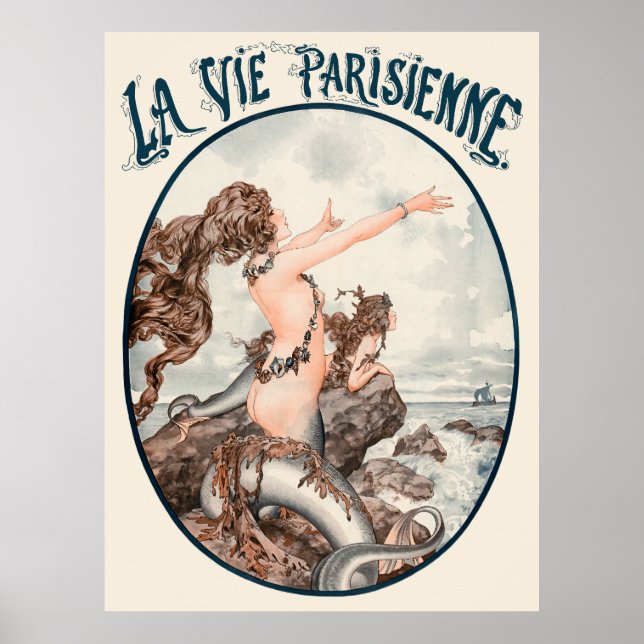 La Vie Parisienne - Le chant des sirènes Poster (Framsidan)