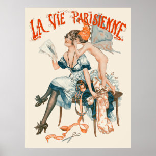 La Vie Parisienne - Le choix d'une Toalette Poster