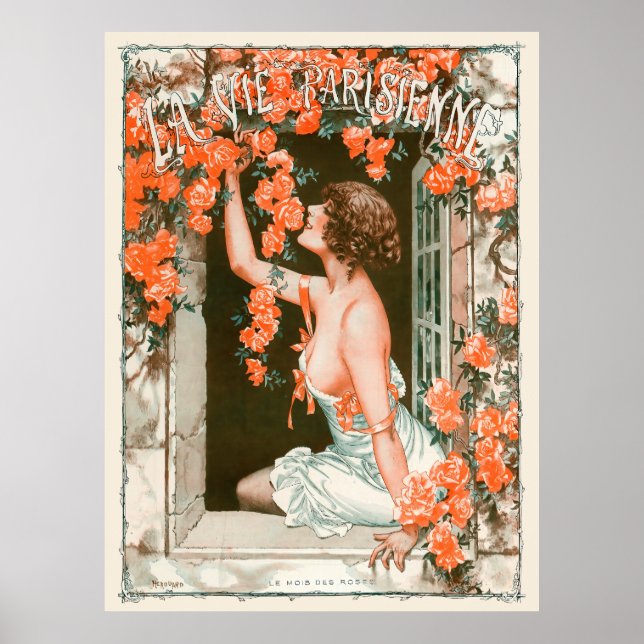 La Vie Parisienne - Le mois des ro Poster (Framsidan)