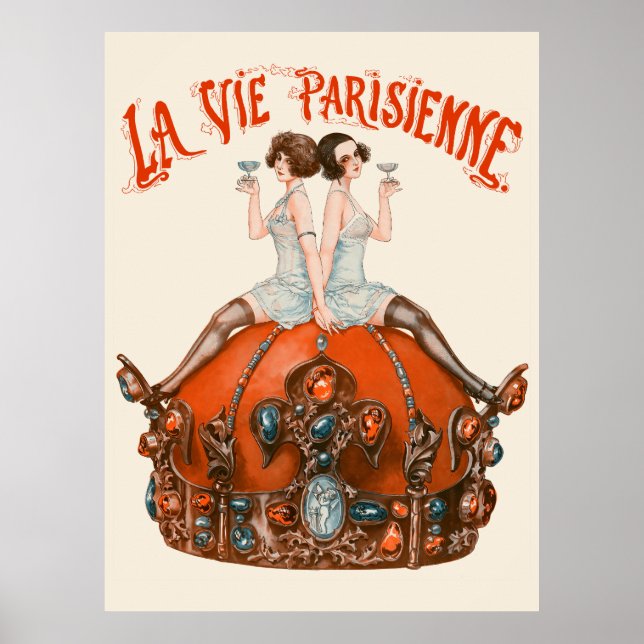 La Vie Parisienne - Le Roi boit! Poster (Framsidan)
