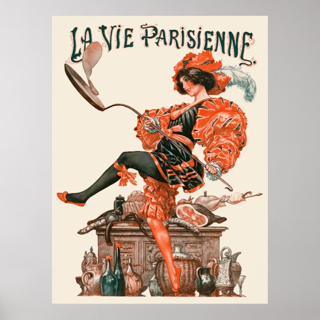 La Vie Parisienne - Le seigneur Carnaval Poster (Framsidan)