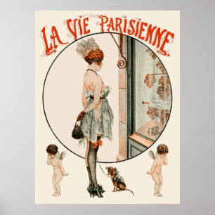 La Vie Parisienne - Les Restritions de la mode Poster