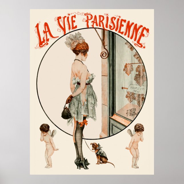 La Vie Parisienne - Les Restritions de la mode Poster (Framsidan)