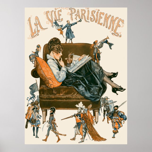 La Vie Parisienne - L'histoire de Frankrike Poster (Framsidan)