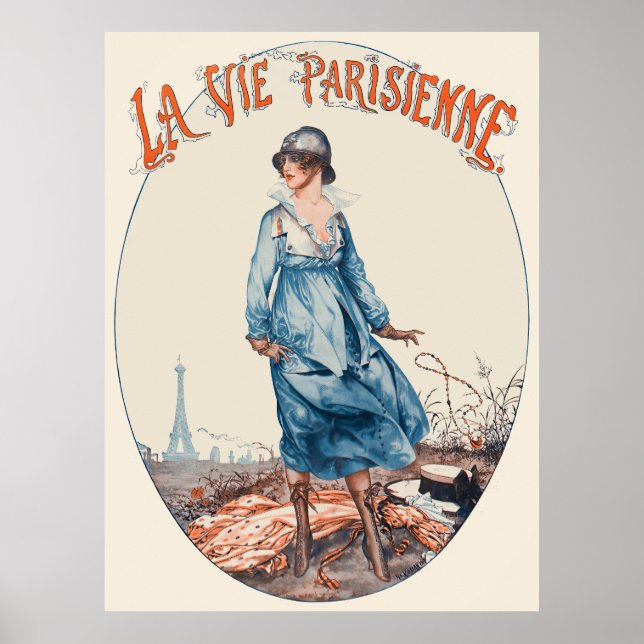 La Vie Parisienne-Lutetia Juin MCMXVIII Poster (Framsidan)