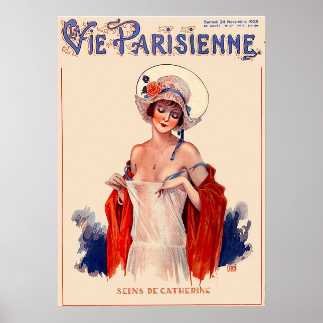 LA VIE PARISIENNE POSTER (Framsidan)