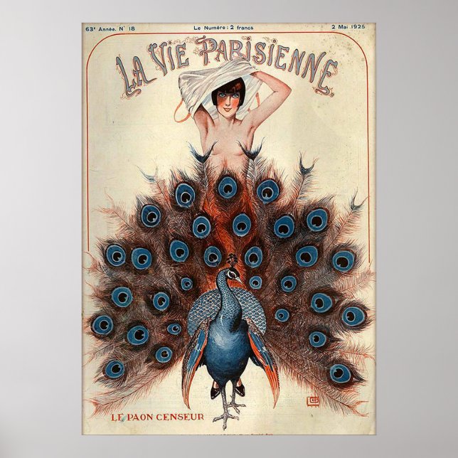 LA VIE PARISIENNE POSTER (Framsidan)
