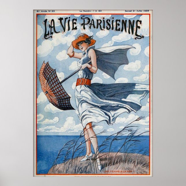 LA VIE PARISIENNE POSTER (Framsidan)