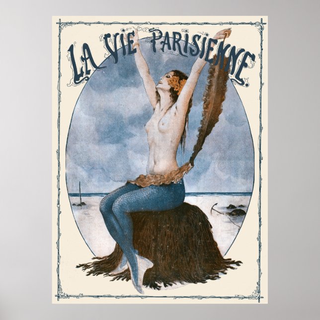 La Vie Parisienne - Sur La Plage de Deauville, Le Poster (Framsidan)