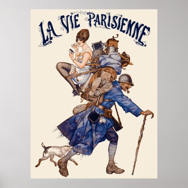 La Vie Parisienne - Un débrouillard ou..le sac à Poster (Framsidan)