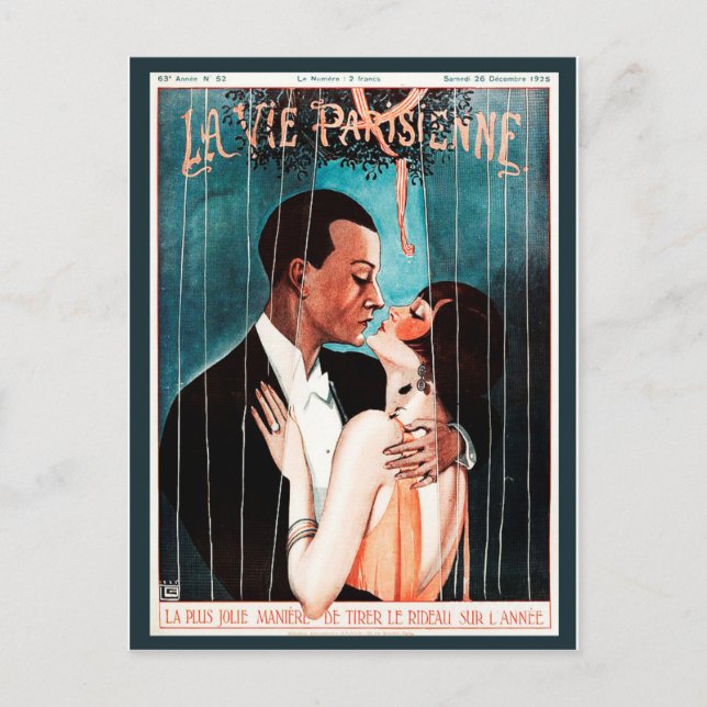 La Vie Parisienne - vykort Firande (Framsida)
