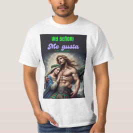La Virgen María y el Guerrero: Humor divino T Shirt