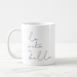La vita è bella kaffemugg