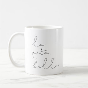 La vita è bella kaffemugg