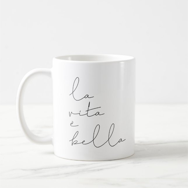 La vita è bella kaffemugg (Vänster)
