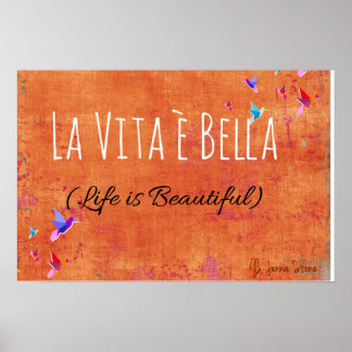 La Vita e Bella (livet är vackert) Poster