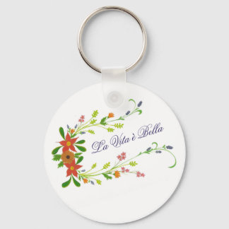 La Vita è Bella Vildblommor nyckelring