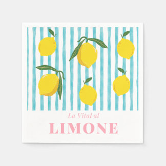 La Vital al Limone - Bright Lemon Mönster Pappersservett