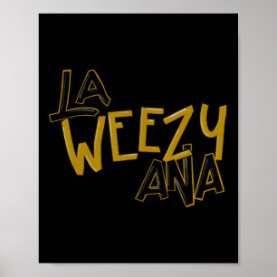 La Weezy Ana Louisiana Lycklig Mardi Gras Costume Poster