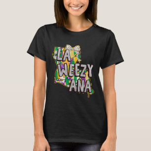 La Weezy Ana Mardi Gras Louisiana Tjock Tisdag Lou T Shirt