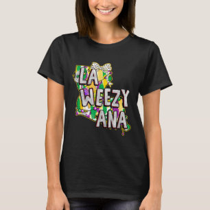 La Weezy Ana Mardi Gras Louisiana Tjock Tisdag Lou T Shirt
