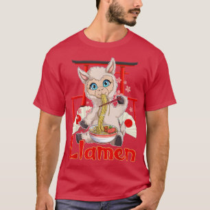 Laama Ramen Japansk Anime Gift Boys Girls Officia T Shirt
