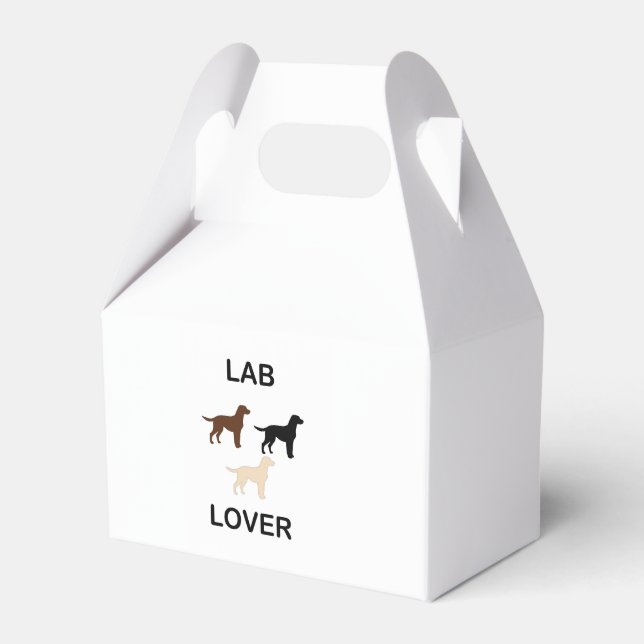 Lab Älskare all färg silhuettes Presentaskar (Framsidan Sidan)